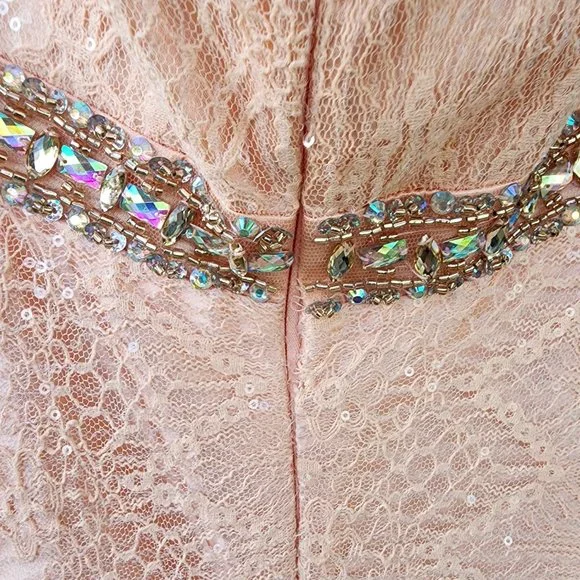 Peach Ritzee Prom - Picture 6 of 7